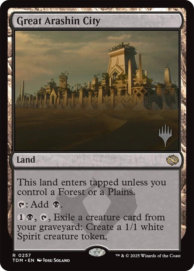 Great Arashin City [Tarkir: Dragonstorm Promos] | Exor Games New Glasgow