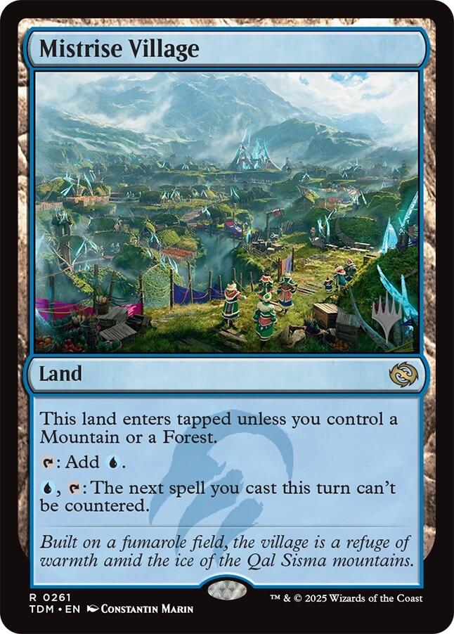 Mistrise Village [Tarkir: Dragonstorm Promos] | Exor Games New Glasgow