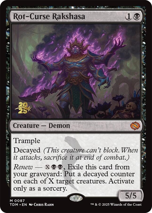Rot-Curse Rakshasa [Tarkir: Dragonstorm Prerelease Cards] | Exor Games New Glasgow