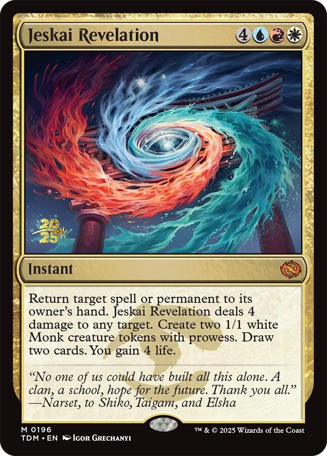 Jeskai Revelation [Tarkir: Dragonstorm Prerelease Promos] | Exor Games New Glasgow