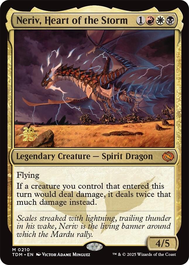 Neriv, Heart of the Storm [Tarkir: Dragonstorm Prerelease Promos] | Exor Games New Glasgow