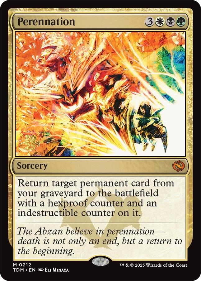 Perennation [Tarkir: Dragonstorm Prerelease Promos] | Exor Games New Glasgow