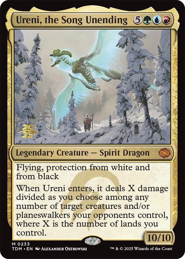 Ureni, the Song Unending [Tarkir: Dragonstorm Prerelease Promos] | Exor Games New Glasgow