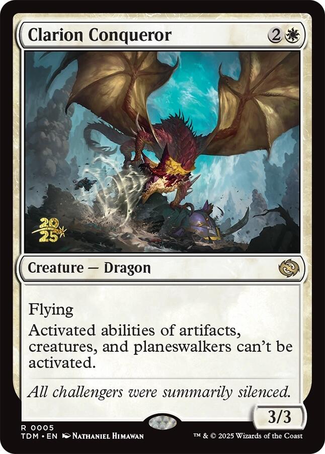 Clarion Conqueror [Tarkir: Dragonstorm Prerelease Cards] | Exor Games New Glasgow