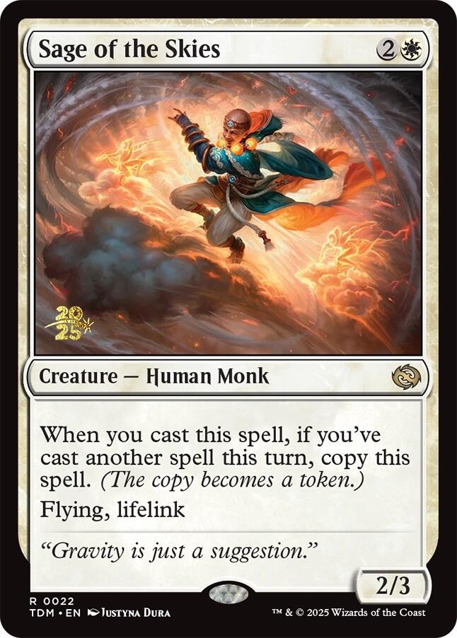 Sage of the Skies [Tarkir: Dragonstorm Prerelease Promos] | Exor Games New Glasgow
