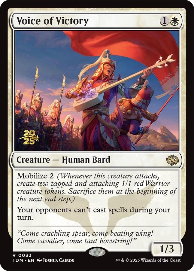 Voice of Victory [Tarkir: Dragonstorm Prerelease Promos] | Exor Games New Glasgow