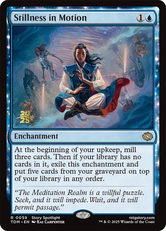 Stillness in Motion [Tarkir: Dragonstorm Prerelease Promos] | Exor Games New Glasgow