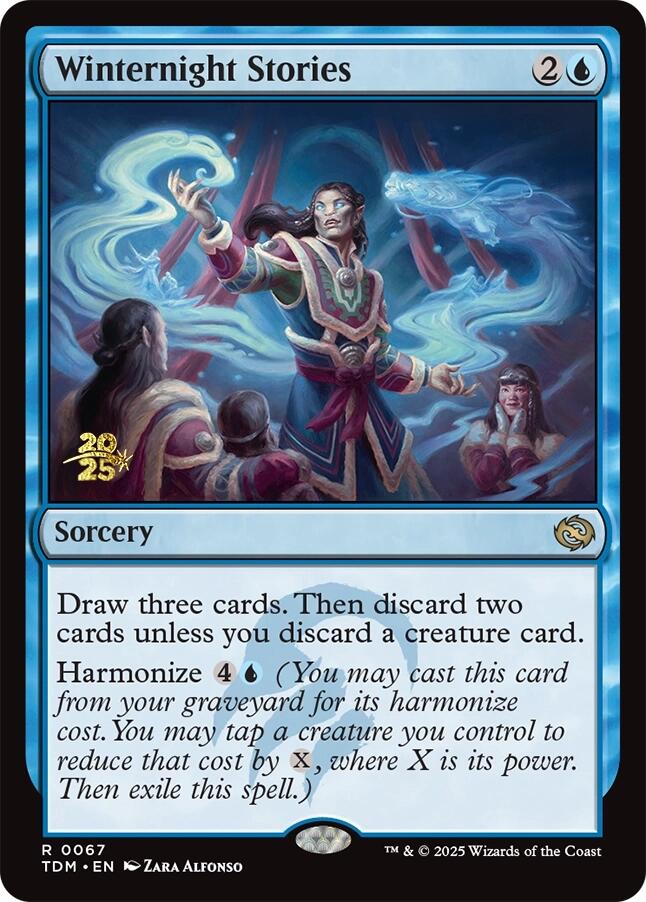 Winternight Stories [Tarkir: Dragonstorm Prerelease Promos] | Exor Games New Glasgow