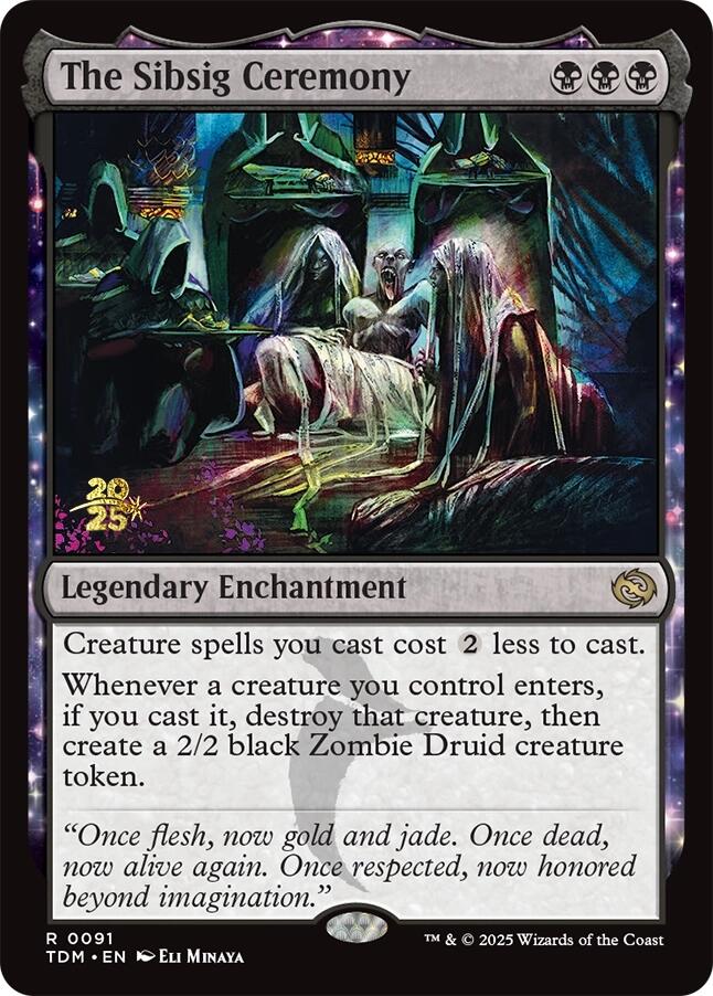 The Sibsig Ceremony [Tarkir: Dragonstorm Prerelease Promos] | Exor Games New Glasgow