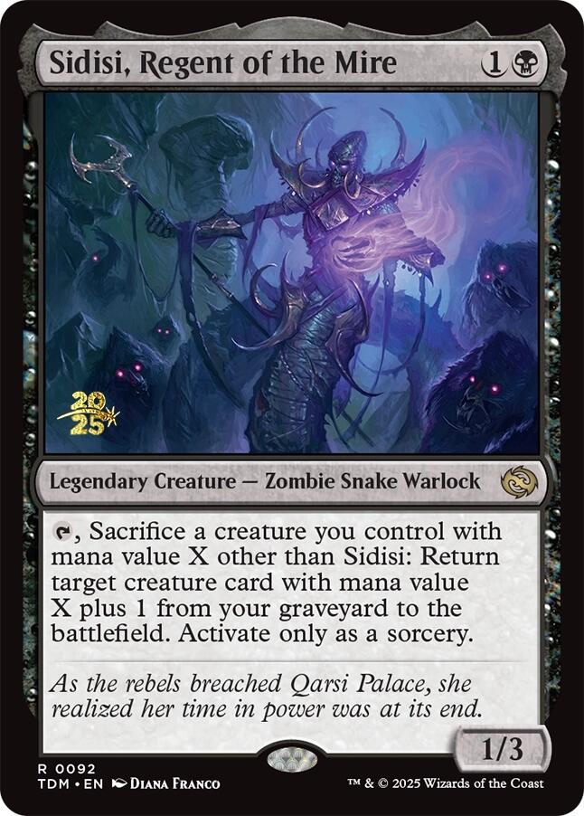Sidisi, Regent of the Mire [Tarkir: Dragonstorm Prerelease Cards] | Exor Games New Glasgow