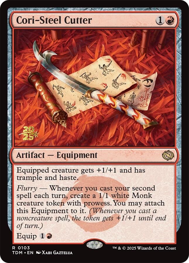 Cori-Steel Cutter [Tarkir: Dragonstorm Prerelease Promos] | Exor Games New Glasgow