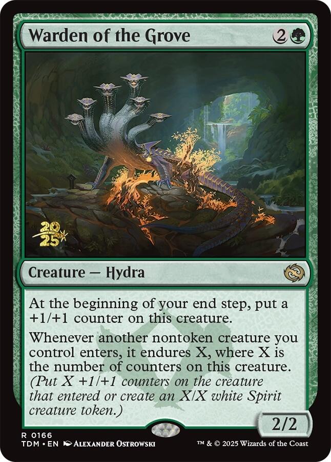 Warden of the Grove [Tarkir: Dragonstorm Prerelease Promos] | Exor Games New Glasgow