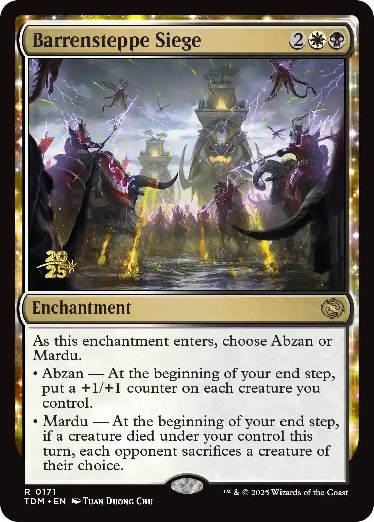 Barrensteppe Siege [Tarkir: Dragonstorm Prerelease Promos] | Exor Games New Glasgow