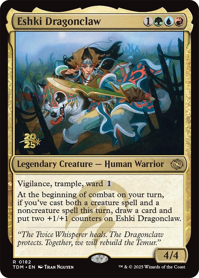 Eshki Dragonclaw [Tarkir: Dragonstorm Prerelease Promos] | Exor Games New Glasgow