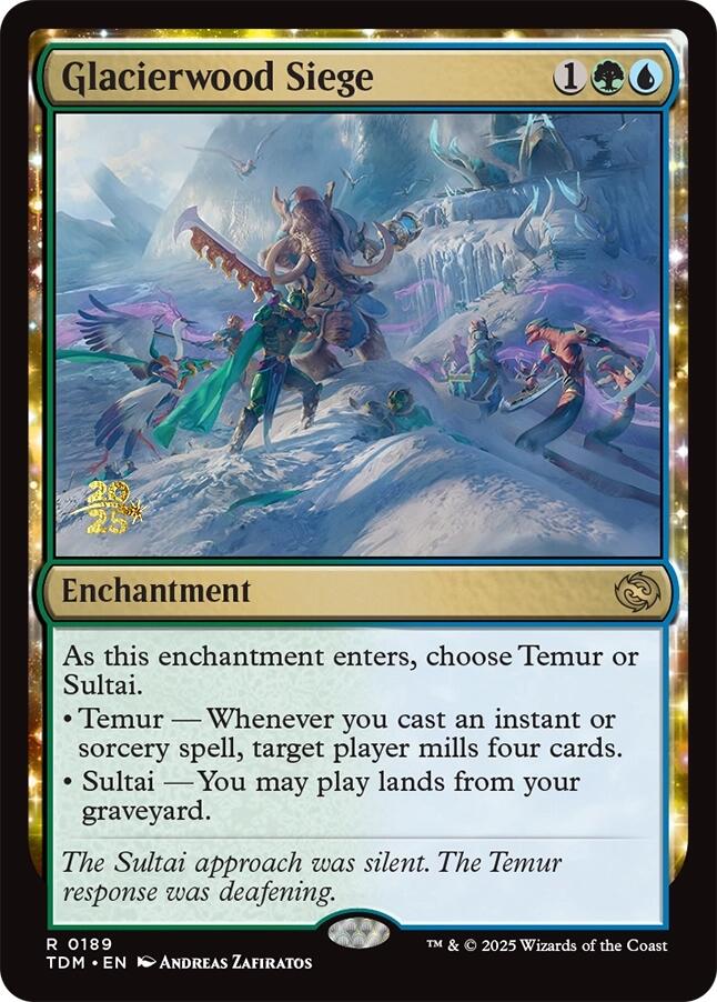 Glacierwood Siege [Tarkir: Dragonstorm Prerelease Promos] | Exor Games New Glasgow
