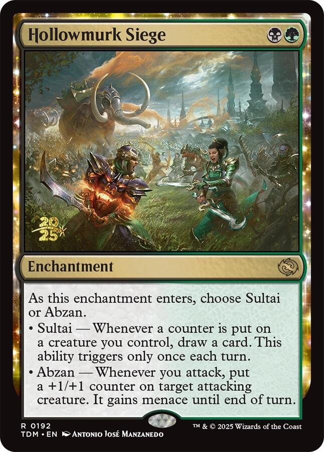 Hollowmurk Siege [Tarkir: Dragonstorm Prerelease Promos] | Exor Games New Glasgow