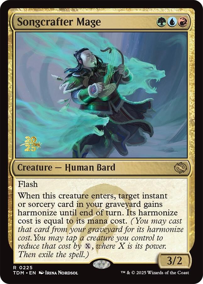 Songcrafter Mage [Tarkir: Dragonstorm Prerelease Promos] | Exor Games New Glasgow