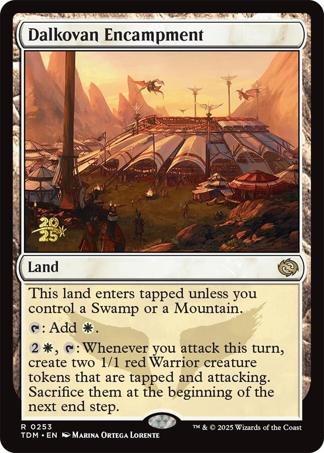 Dalkovan Encampment [Tarkir: Dragonstorm Prerelease Promos] | Exor Games New Glasgow