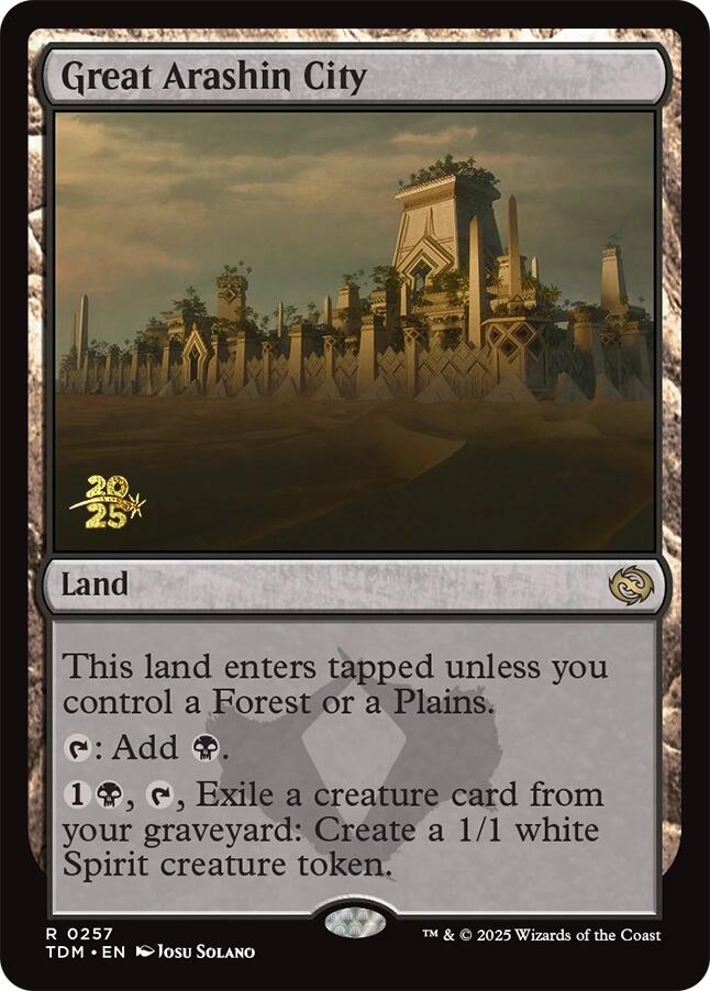 Great Arashin City [Tarkir: Dragonstorm Prerelease Promos] | Exor Games New Glasgow