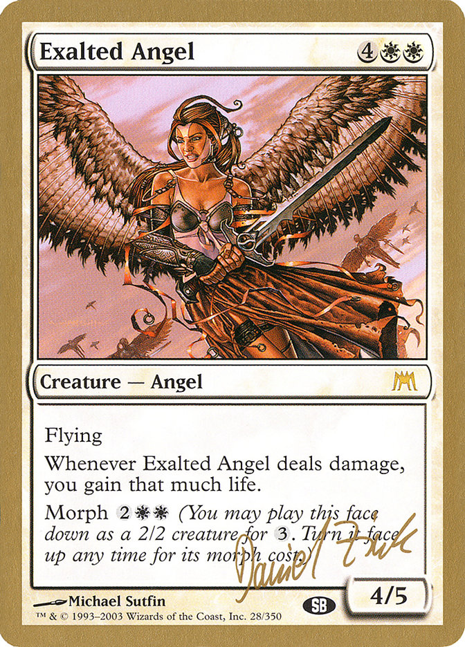 Exalted Angel (Daniel Zink) (SB) [World Championship Decks 2003] | Exor Games New Glasgow