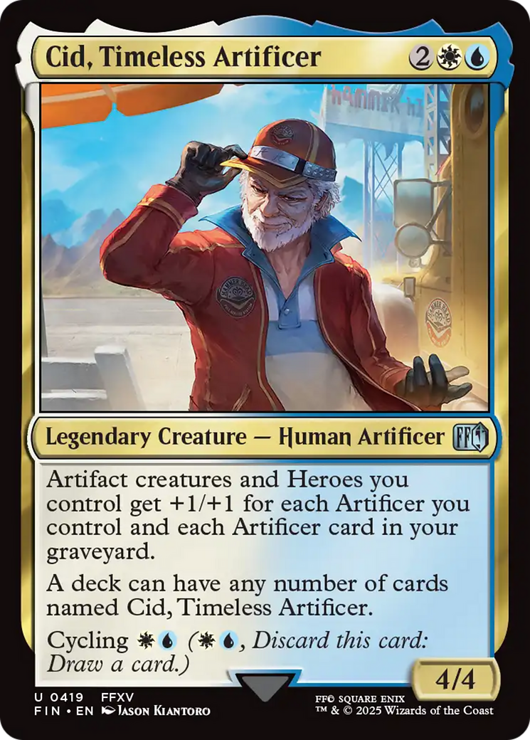 Cid, Timeless Artificer (0419) [FINAL FANTASY] | Exor Games New Glasgow