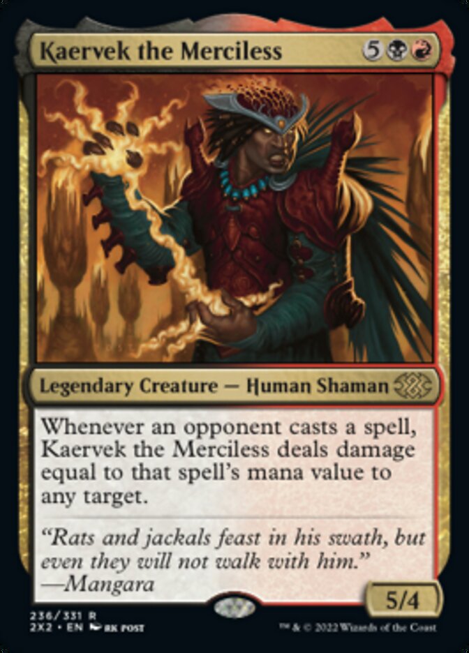 Kaervek the Merciless [Double Masters 2022] | Exor Games New Glasgow