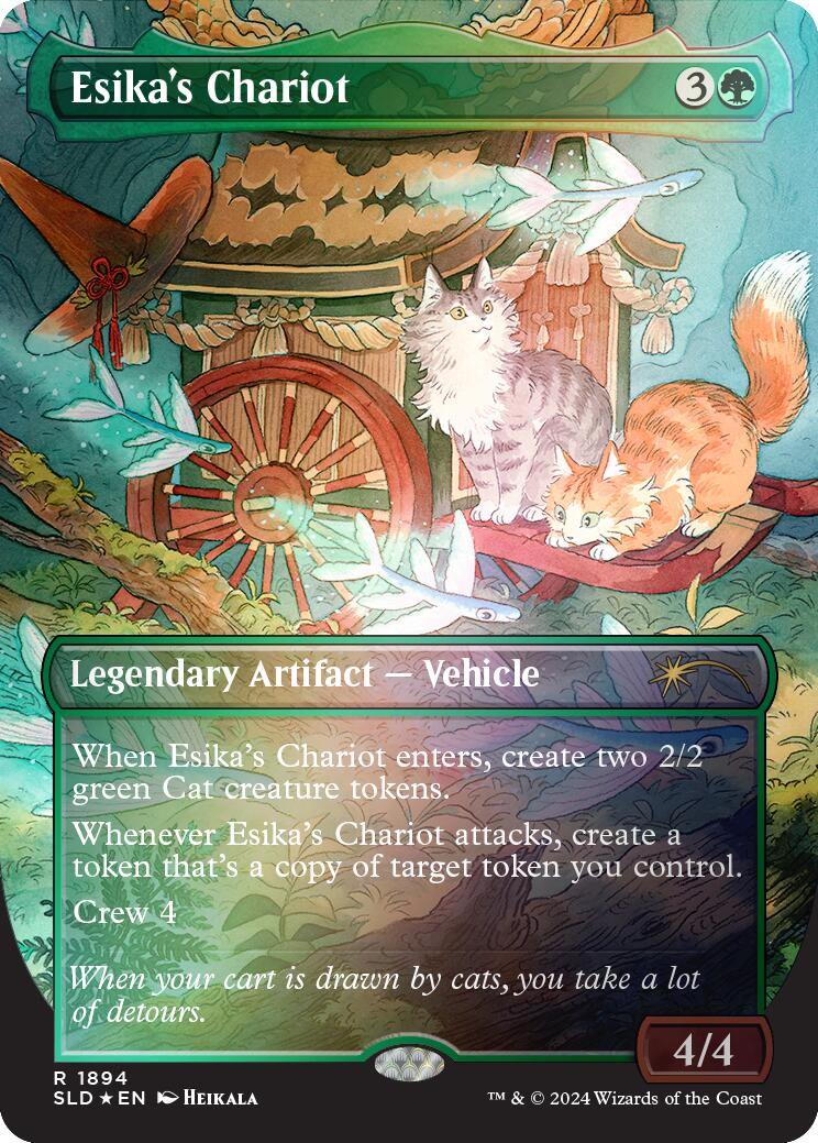 Esika's Chariot (Rainbow Foil) [Secret Lair Drop Series] | Exor Games New Glasgow