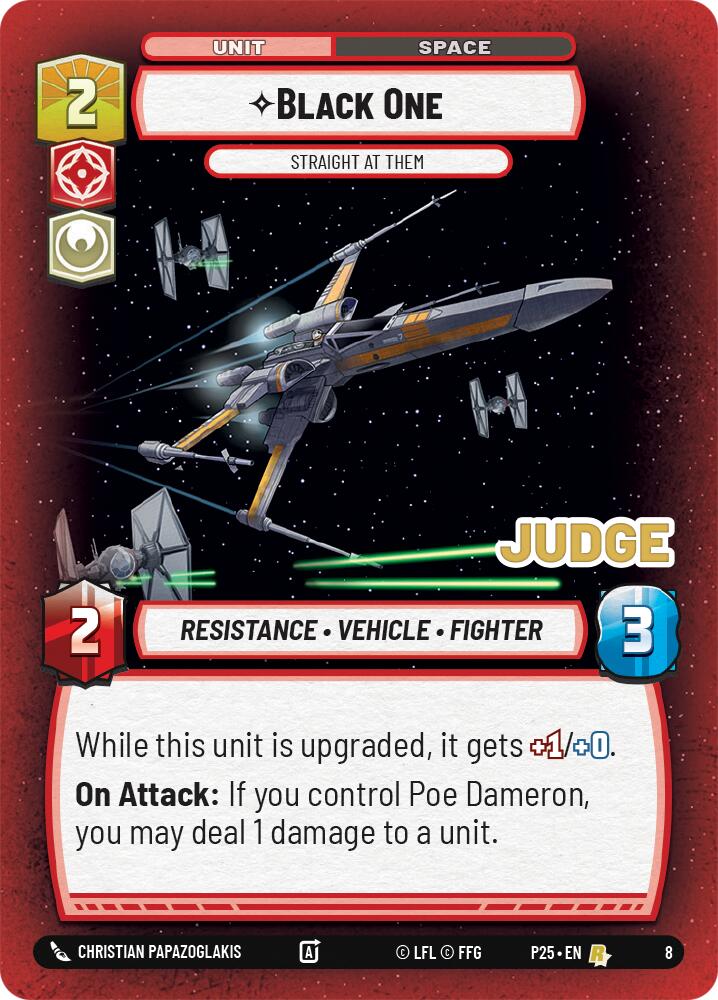Black One - Straight At Them (8) (8) [Judge Promos] | Exor Games New Glasgow