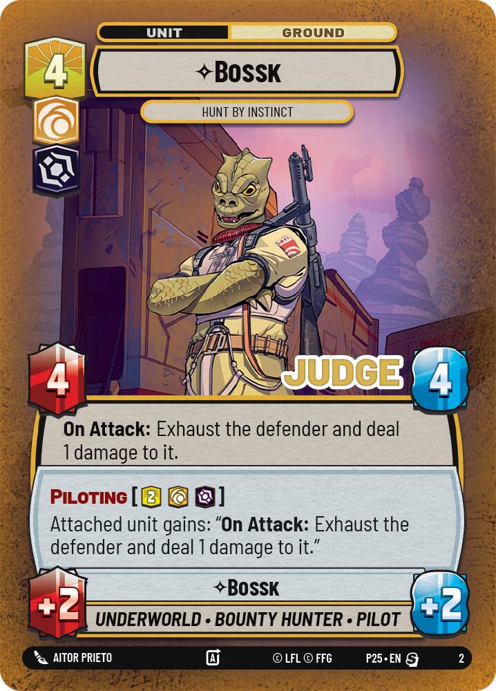 Bossk - Hunt By Instinct (2) (2) [Judge Promos] | Exor Games New Glasgow