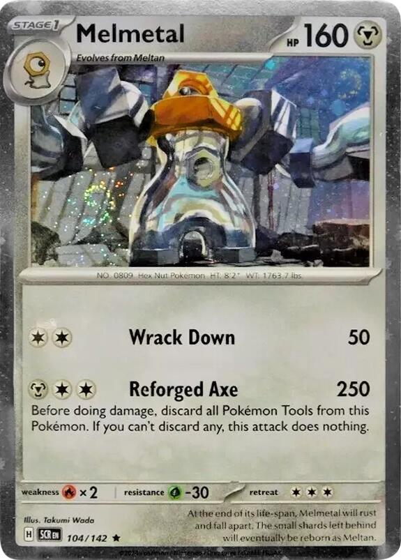 Melmetal (104/142) (Cosmos Holo) [Scarlet & Violet: Stellar Crown] | Exor Games New Glasgow