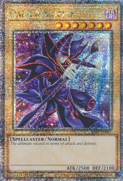 Dark Magician (New Art) [RA04-EN001] Quarter Century Secret Rare | Exor Games New Glasgow