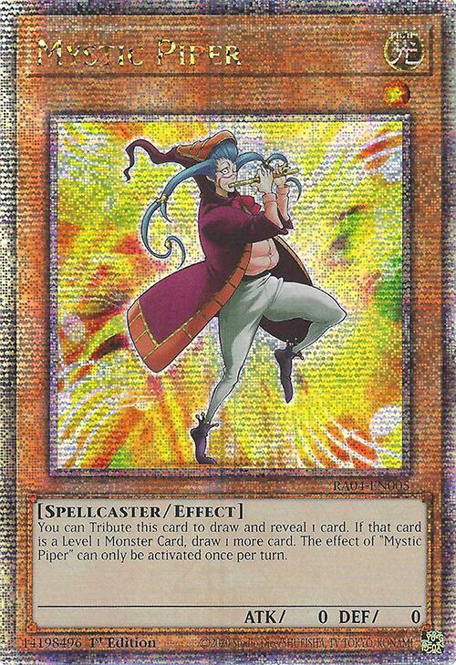 Mystic Piper [RA04-EN005] Quarter Century Secret Rare | Exor Games New Glasgow