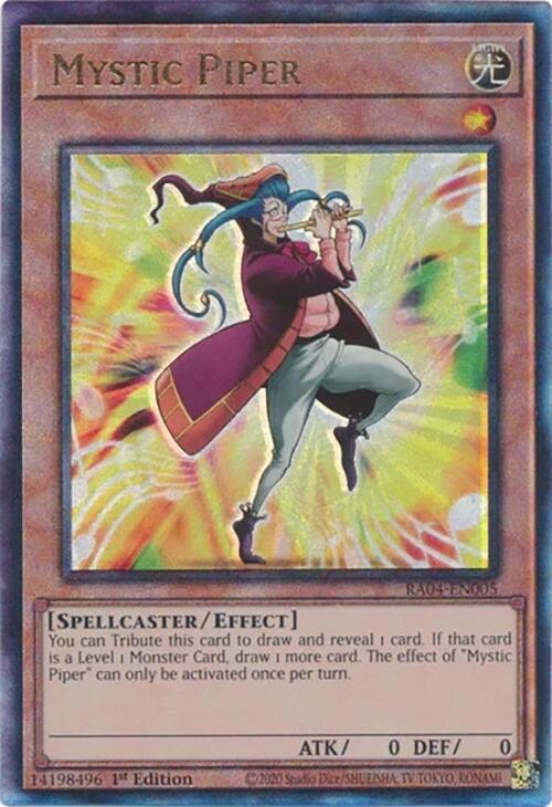Mystic Piper [RA04-EN005] Prismatic Ultimate Rare | Exor Games New Glasgow
