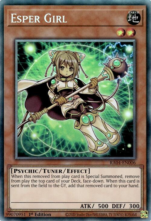 Esper Girl [RA04-EN006] Prismatic Collector's Rare | Exor Games New Glasgow