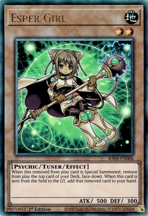 Esper Girl [RA04-EN006] Prismatic Ultimate Rare | Exor Games New Glasgow