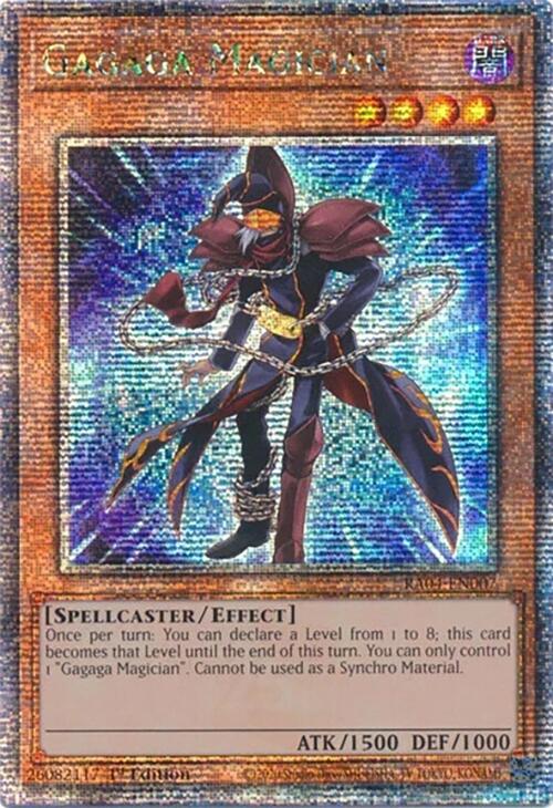 Gagaga Magician [RA04-EN007] Quarter Century Secret Rare | Exor Games New Glasgow