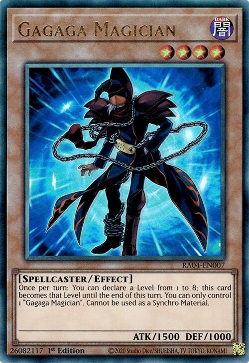 Gagaga Magician [RA04-EN007] Prismatic Ultimate Rare | Exor Games New Glasgow
