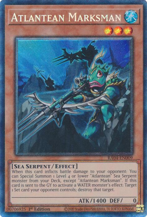 Atlantean Marksman [RA04-EN009] Prismatic Collector's Rare | Exor Games New Glasgow