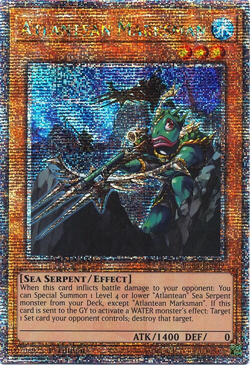 Atlantean Marksman [RA04-EN009] Quarter Century Secret Rare | Exor Games New Glasgow