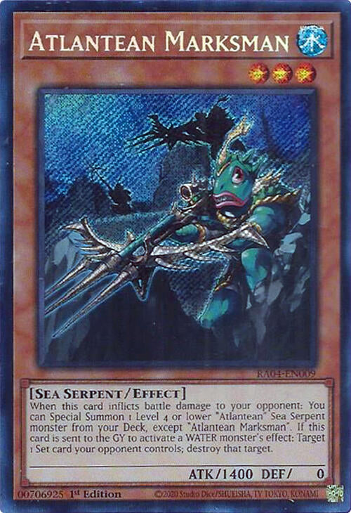 Atlantean Marksman [RA04-EN009] Secret Rare | Exor Games New Glasgow