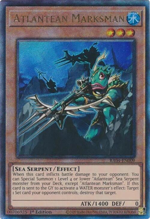 Atlantean Marksman [RA04-EN009] Prismatic Ultimate Rare | Exor Games New Glasgow