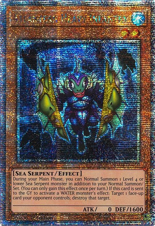 Atlantean Heavy Infantry [RA04-EN010] Quarter Century Secret Rare | Exor Games New Glasgow