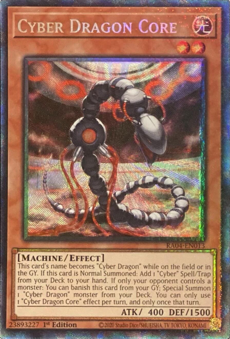 Cyber Dragon Core [RA04-EN013] Prismatic Collector's Rare | Exor Games New Glasgow