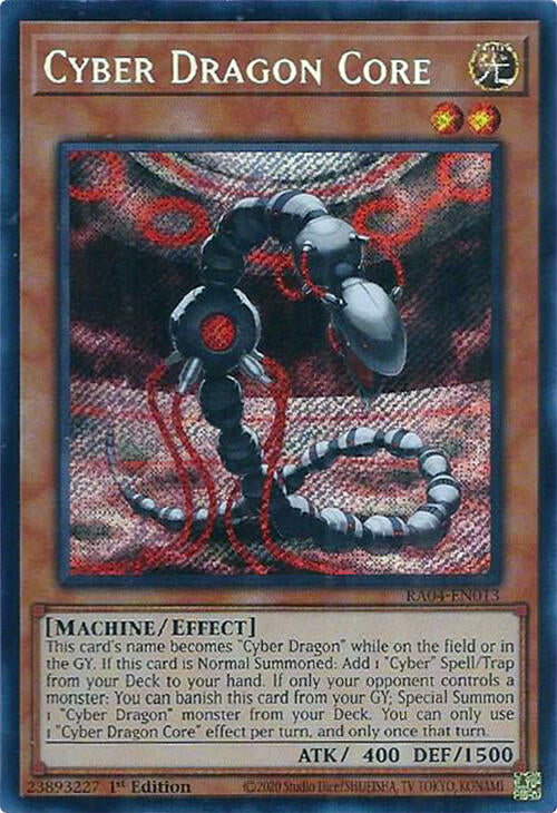 Cyber Dragon Core [RA04-EN013] Secret Rare | Exor Games New Glasgow