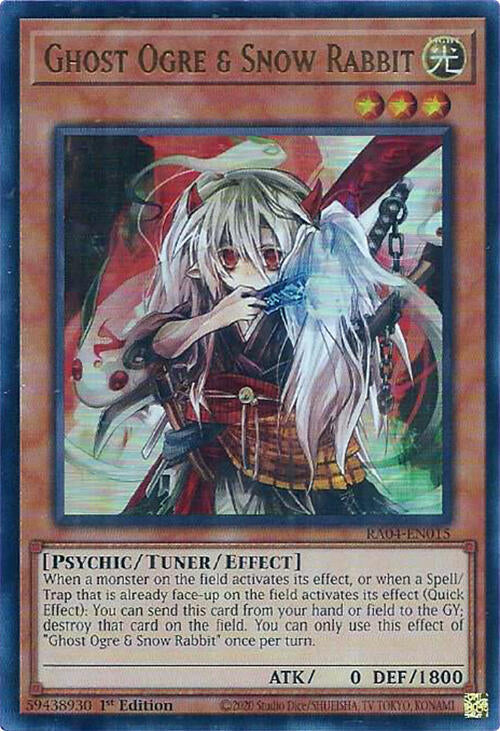 Ghost Ogre & Snow Rabbit [RA04-EN015] Ultra Rare | Exor Games New Glasgow