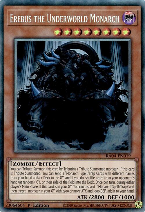 Erebus the Underworld Monarch [RA04-EN019] Prismatic Collector's Rare | Exor Games New Glasgow