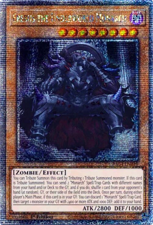Erebus the Underworld Monarch [RA04-EN019] Quarter Century Secret Rare | Exor Games New Glasgow