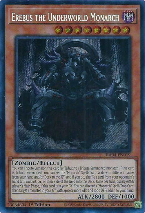 Erebus the Underworld Monarch [RA04-EN019] Secret Rare | Exor Games New Glasgow