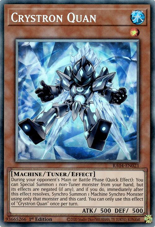Crystron Quan [RA04-EN021] Prismatic Collector's Rare | Exor Games New Glasgow