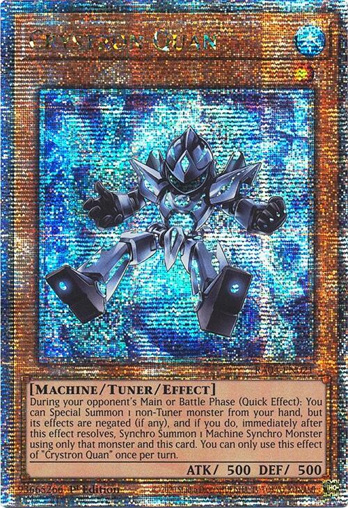 Crystron Quan [RA04-EN021] Quarter Century Secret Rare | Exor Games New Glasgow